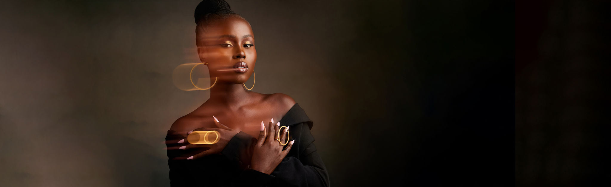 Coming Soon page featuring a mesmerizing swirl design, the KIMI (kimmy) brooch adds an eye-catching touch of sophistication and flair to your look.  She pairs perfectly with the SZAN ring and NUSA earring.