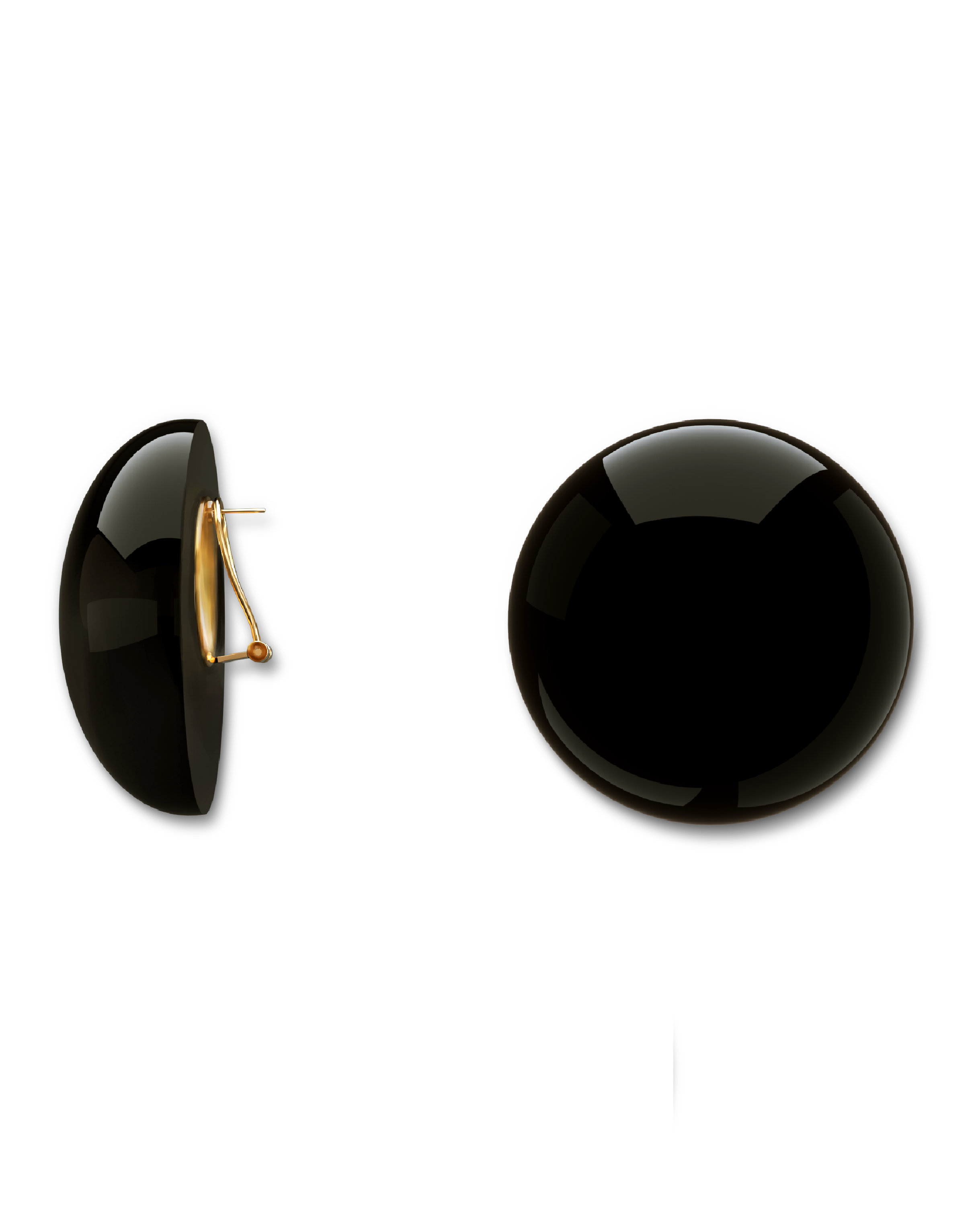 Miko Black Earring